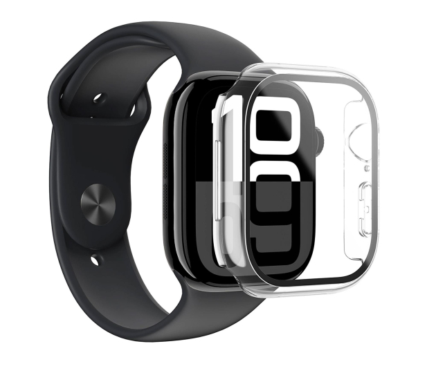 AmazingThing Etui ze szkłem hartowanym Radix Glass Apple Watch 46mm clear - 1483763 - zdjęcie 3